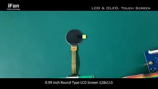 1 inch Round Display LCD Screen 128x115 0.99 inch