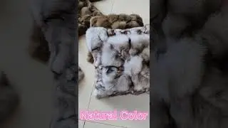 MWFur Fashion Natural Fox Fur Pillowcase Genuine Fur Cushion Real Fox Fur Pillow Cover Luxury Fur Pi