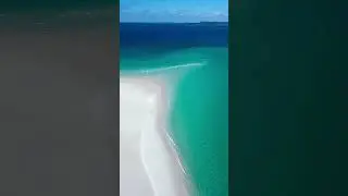 Whitehaven Beach is unreal 😍 #australia #travel #queensland #whitehavenbeach #whitsundayislands
