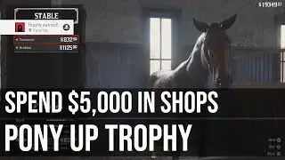 Pony Up Trophy (Spend $5,000 Across All Shops) - Red Dead Redemption 2