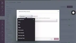 Canvas LMS: How to add items to a Module