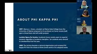 Phi Kappa Phi Spring 2021 induction