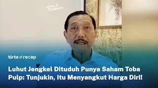 Luhut Angkat Bicara soal Isu Memiliki Saham di Toba Pulp dan Tambang Nikel Morowali