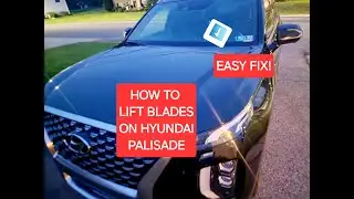 Как поднять щетки стеклоочистителя на Hyundai Palisade