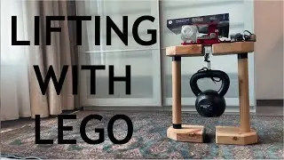 Lifting 12 kgs or 26lbs with Lego