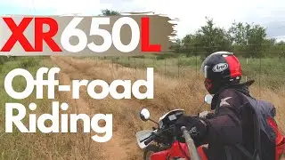 Honda XR650L Off-road Riding (No music, just the engine roaring!)