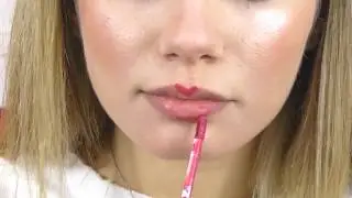 Swatche Wycon Liquid lipstick number 86 💄