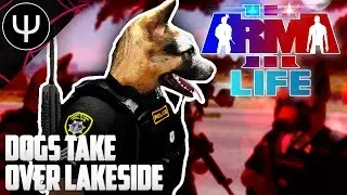ARMA 3: Life Mod — Dogs Take Over Lakeside!