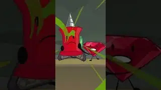 ruby takes pin to the tornado... but funny! - (bfdia 22) #shorts #bfdi #bfdia