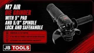 M7 Air Die Grinder with 5&rdquo; Pad and 5/8&rdquo; Spindle Lock and Safehandle (SKU: QB-7115SH)