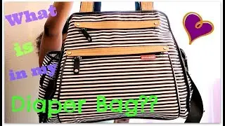 What's In My Diaper Bag? |  First Time Mom | Skip Hop Diaper Bag