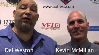 Kevin McMillan with Del Weston at Action On Film