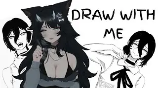 Learning How to Draw Anime Characters   |   Twitch VOD