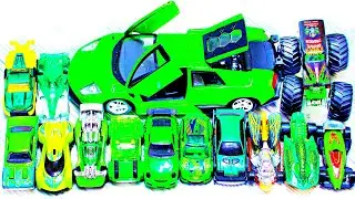 GREEN and COOL cars | Diecast Metal Scale Model