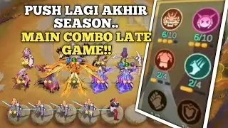 PUSH LAGI AKHIR SEASON.. MAIN COMBO LATE GAME!! COMBO 6 SOUL VESSELS & 6 ASPIRANTS, COMMANDER LUNOX.