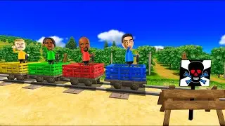 Wii Party Board Game Island Play as  Ronald Reagan (Master Difficulty)