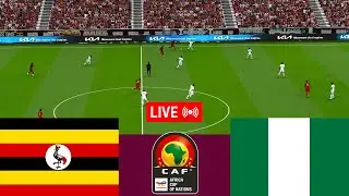 [LIVE] Uganda vs Nigeria⚽ 2025 CAF Africa Cup of Nations Full match - Video game simulation