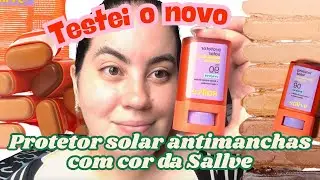 ☀️ RESENHA COMPLETA PROTETOR SOLAR ANTIMANCHAS COM COR DA SALLVE COR 2 - SERÁ QUE VALE A PENA? 🤨😬