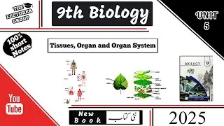 9th Class Biology unit 5  | Tissues, Organs & Organ Systems | PTB 2025 | Urdu / Hindi