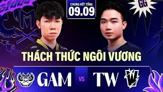 GAM vs TW (BO5) | TH&Aacute;CH THỨC NG&Ocirc;I VƯƠNG | VCS 2023 HO&Agrave;NG H&Ocirc;N - CHUNG KẾT TỔNG | 09.09.2023