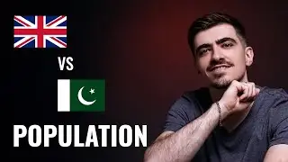 UK population vs Pakistan (1800-2100) | Countries by population