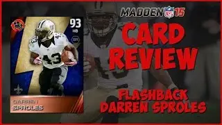 Madden 15 Ultimate Team | Обзор карты MUT 15: Воспоминания Даррена Спроулза