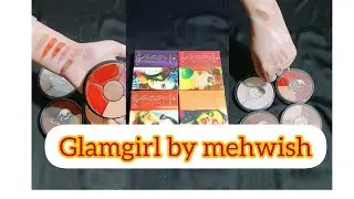 Glamgirl by Mehwish products #  Artistry palletes review