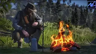 A Camping Trip in Cattail Pond - Red Dead Redemption 2 (Relaxing Gameplay)