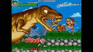 Caveman Ninja: Joe & Mac | ARCADE | 4K60ᶠᵖˢ UHD🔴| Longplay Walkthrough Playthrough Full Movie Game