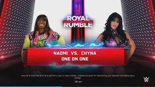 WWE 2K25　ナオミ VS チャイナ