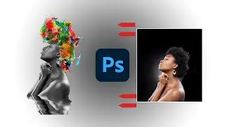How to Create Digital Artwork in Photoshop Using  layer Mask Tech | Photoshop tutorial for beginners