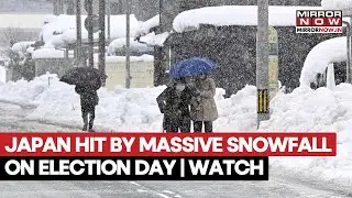Japan Hit By Massive Snowfall Amid Snap Polls For Lower House, Voter Turnout To Be Affected?