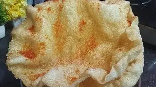 மொறு மொறு டேஸ்டி டெல்லி அப்பளம் ரெசிபி, big size Delhi appalam snacks recipe, function Delhi appalam