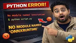 How to Install PIP in Python - Windows 10/11 | ModuleNotFoundError 'onnxruntime' in Python