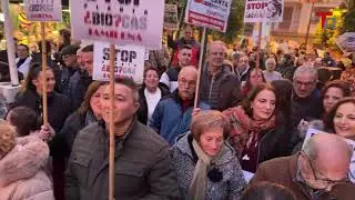 Manifestación en Jamilena contra la Planta de Biometano