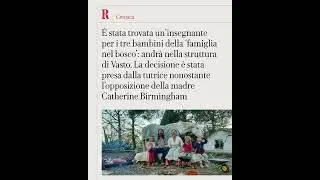 Trovata un'insegnante per i cambini della famiglia nel bosco