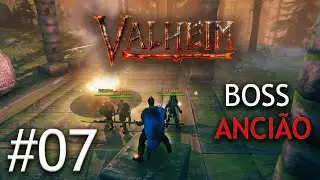 Valheim Testando set de Urso e fomos fazer o boss Anci&atilde;o