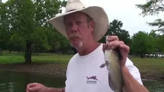 Panfishing at Ft.  Gibson Lake, and Oklahoma's Shotgun Education Training Program
