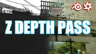 Blender Octane How To Setup Z-Depth Pass