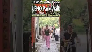 🇯🇵 Ueno Park Walk: Nature, Torii Shrine ⛩️ & Candle Offering | with a French Traveler (Tokyo, 4K)