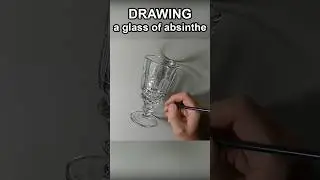 Hyperr-realistic glass #art #drawing