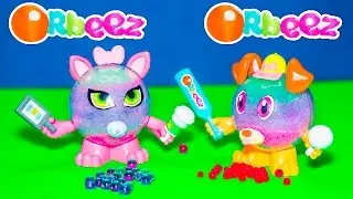ORBEEZ CRUSH Orbeez Crushkins Pets + Planet Orbeez Surprise Colors Video Toy Unboxing