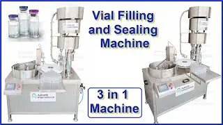 Vial Filling and Sealing Machine Peristaltic Pump Type