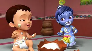 கோகுல கண்ணண் ஒளிந்து வருகிறான்-Krishna Song | Tamil Rhymes for Children | Infobells