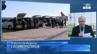 Attentato a Nizza: l'arrivo delle salme delle vittime italiane a Malpensa