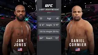 Jon Jones VS Daniel Cormier &ndash; Legendary Rivalry | UFC 4 CPU Simulation 🔥