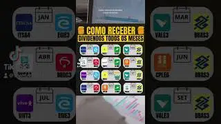 Como receber dividendos todos os meses #dividendos #monyinvest #investimentos #a&ccedil;&otilde;es #acoes #b3