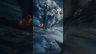 Asteroid destroys a city! realistic AI generated video! #midjourney #sciencefiction #scifi #klingai