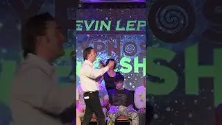 Kissing his wife of 31 years while hypnotized by America's Favorite Hypnotist Kevin Lepine