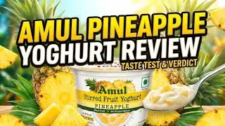 Amul Stirred Fruit Yoghurt Pineapple #review 